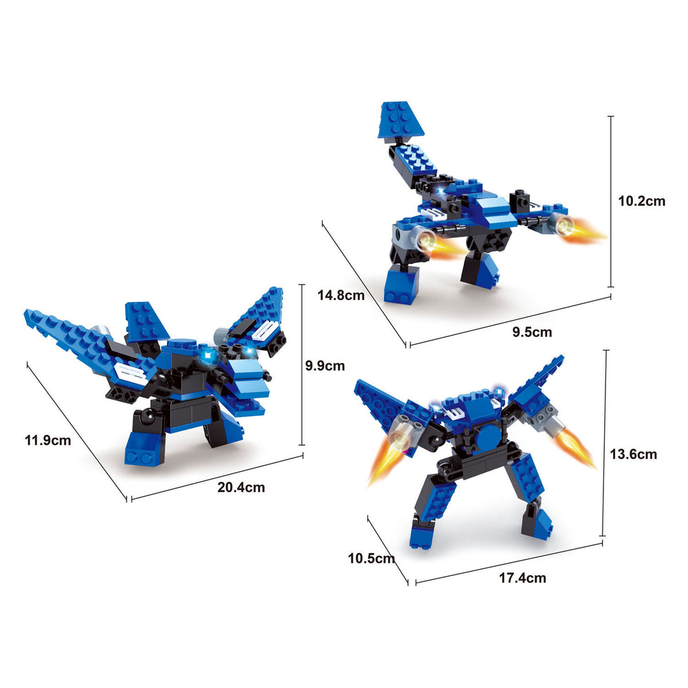 Titans robot bouwblokjes bouwset 3-in-1