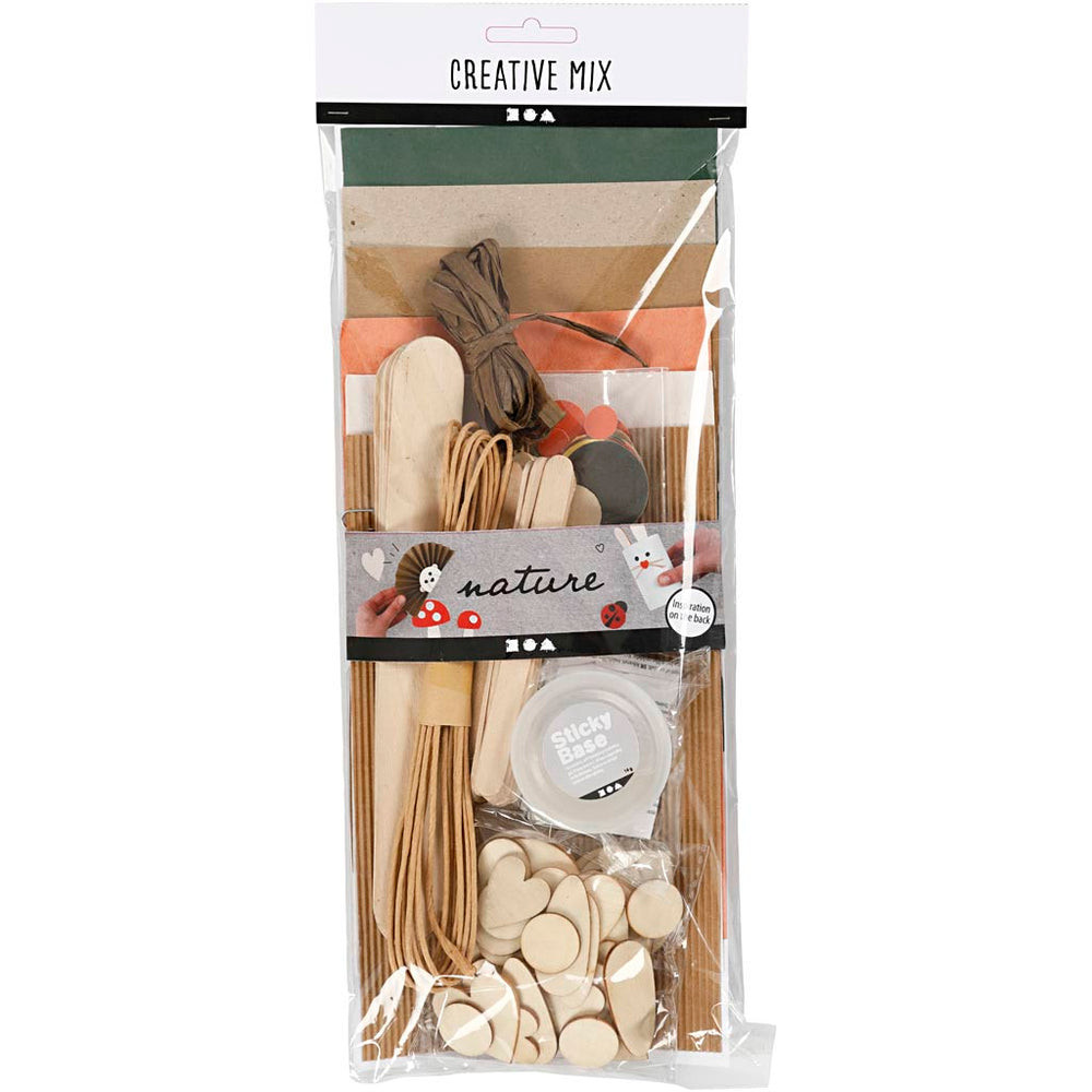 Creativ company hobby basismaterialen, natuur, 1 doos