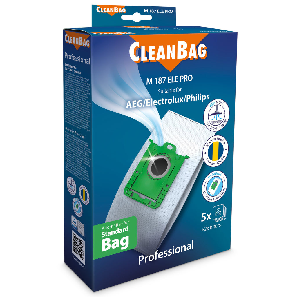 Scanpart cleanbag professional stofzuigerzakken 5 stuks