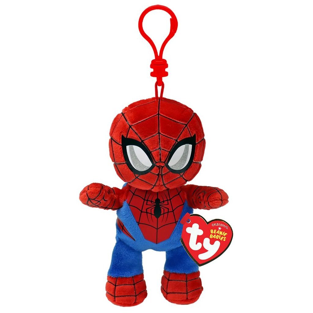 Ty beanie boo sleutelhanger - spiderman