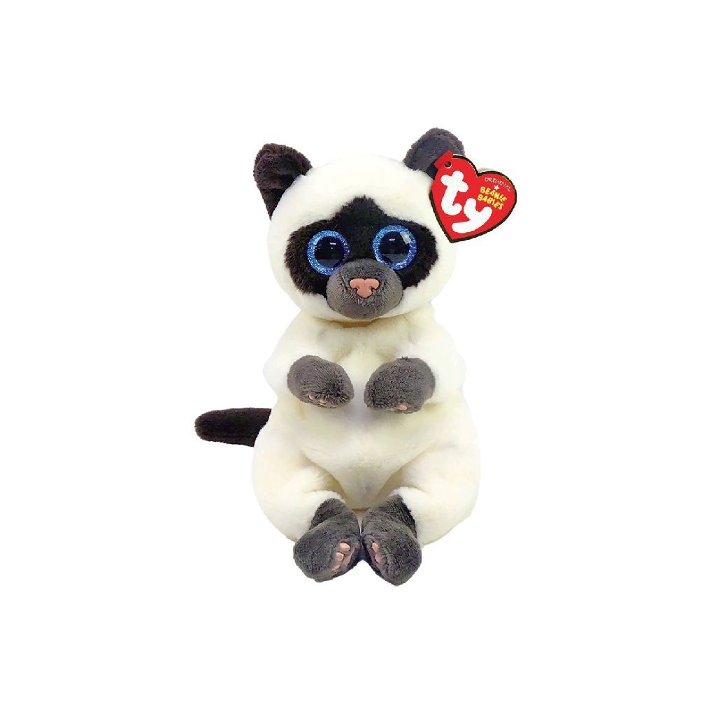 Ty beanie babies knuffel kat miso 15 cm