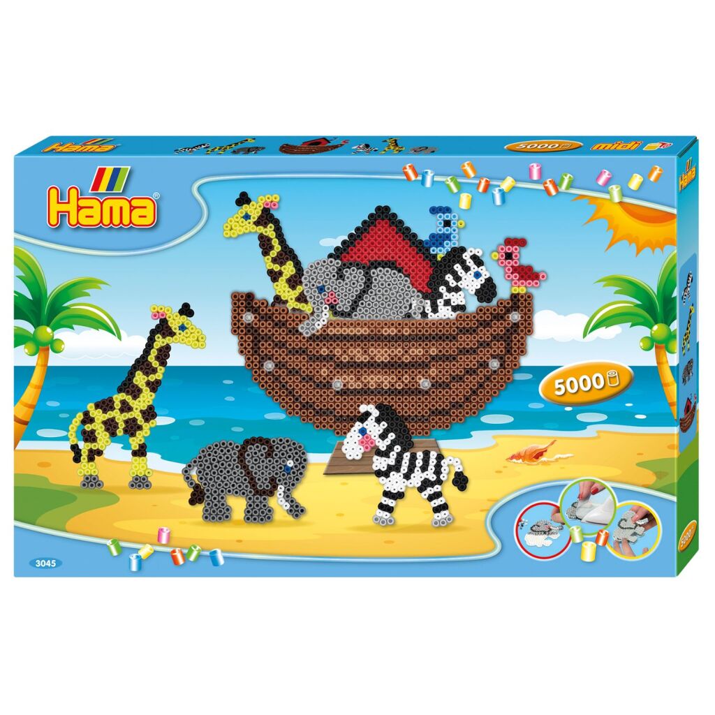 Hama strijkkralen set ark van noach 5000 stuks