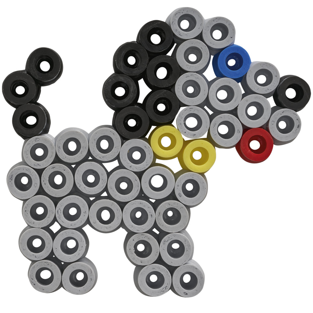 Hama strijkkralen maxi emmer + legbord 3000 stuks