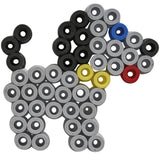 Hama strijkkralen maxi emmer + legbord 3000 stuks