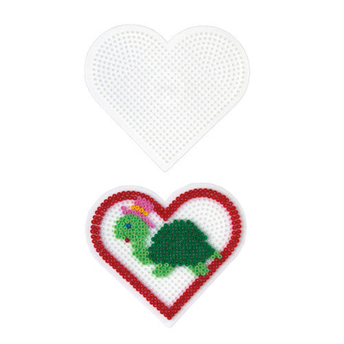Hama strijkkralenbordje - hart groot