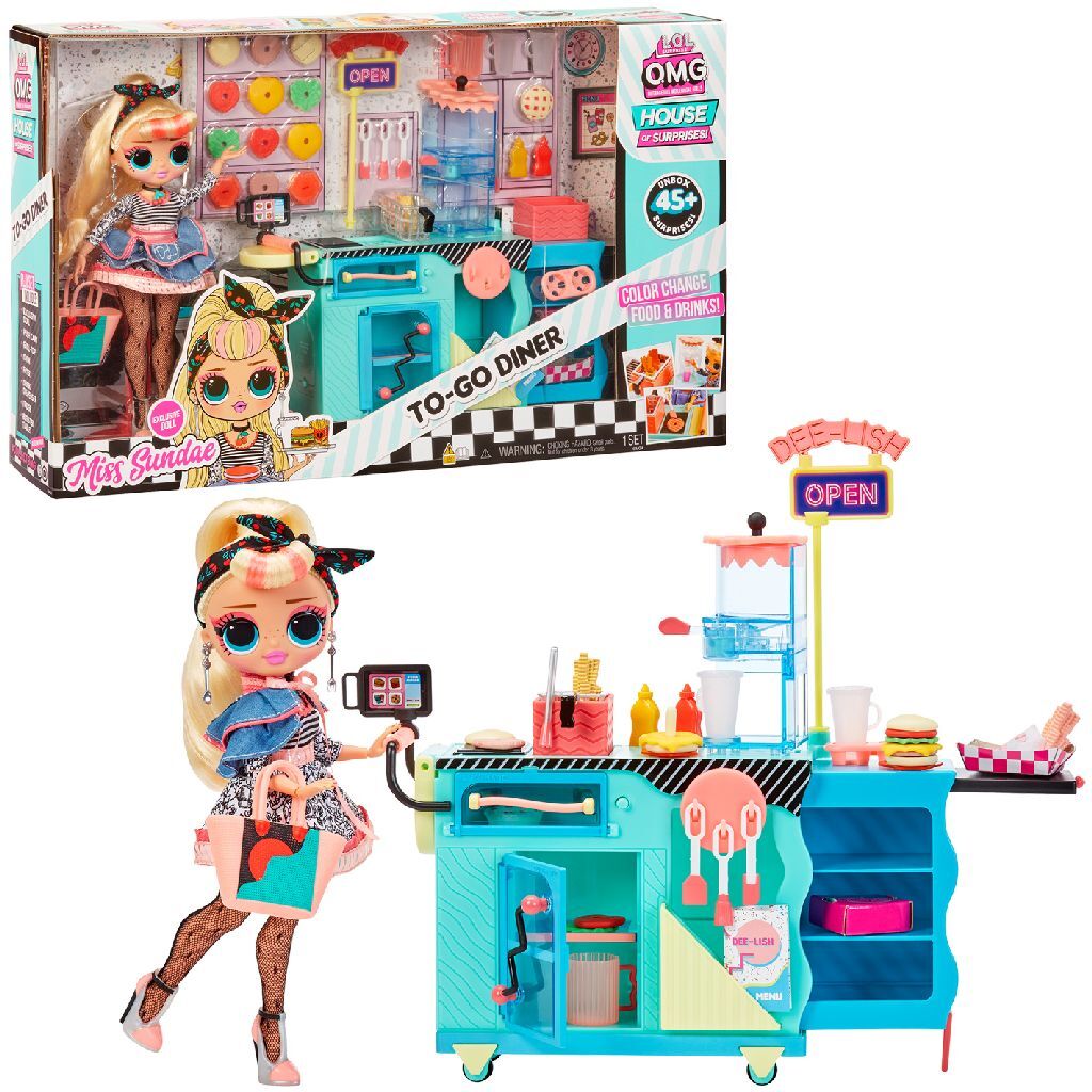 L.O.L. Surprise L.O.L Surprise O.M.G. House To-Go Diner Speelset