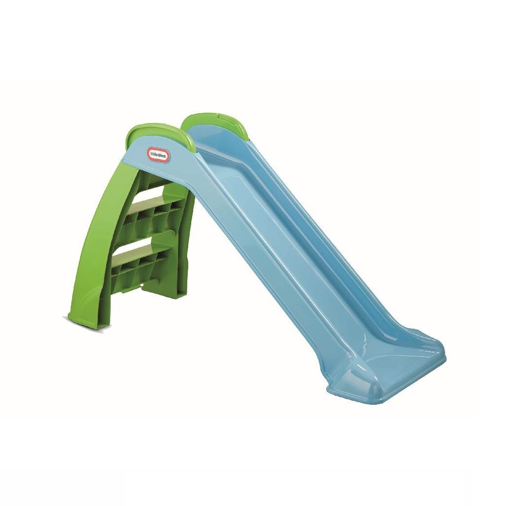 Little tikes junior glijbaan 122x49x70 cm blauw groen