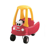 Little tikes cozy coupe loopauto 44x72x84 cm geel rood