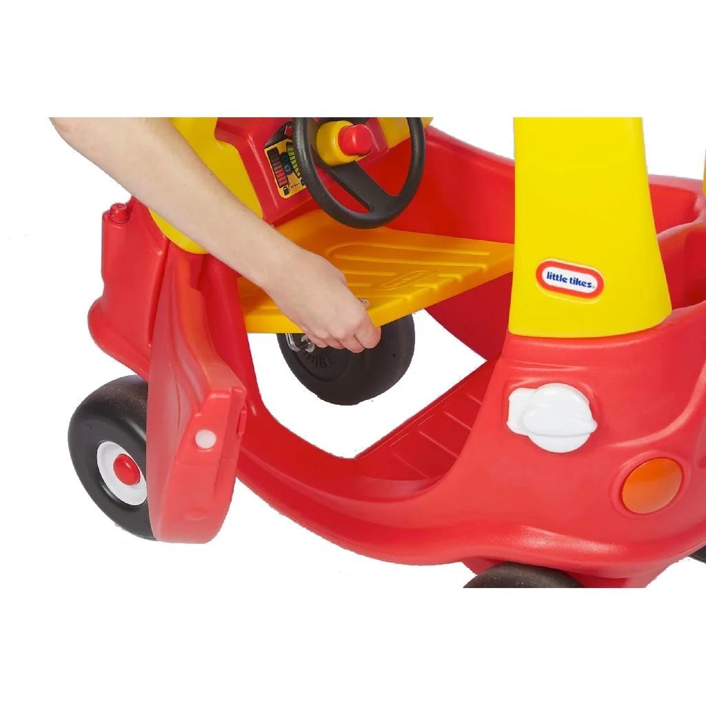 Little tikes cozy coupe loopauto 44x72x84 cm geel rood