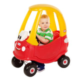 Little tikes cozy coupe loopauto 44x72x84 cm geel rood