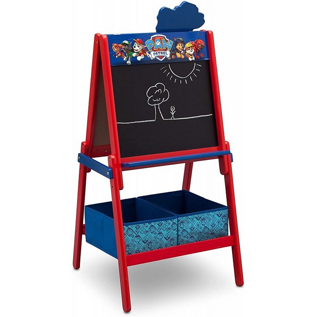 Paw patrol te87578pw houten dubbelzijdig krijtbord whiteboard