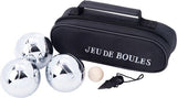 Engelhart longfield jeu de boules spel 3 metalen ballen in tas