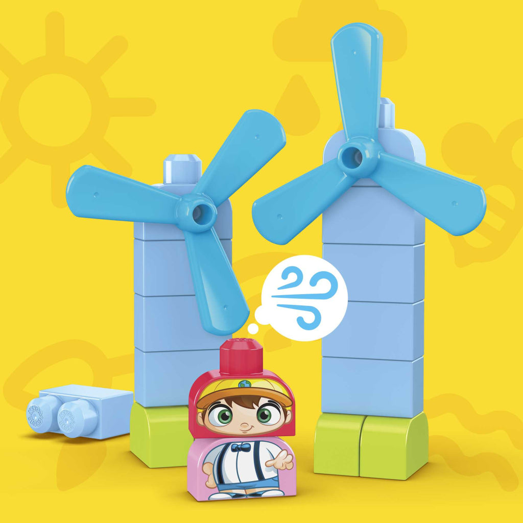 Mega bloks green town build en learn eco house