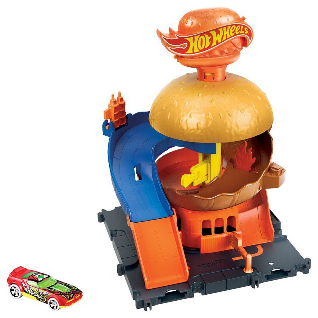 Mattel hot wheels city downtown speelset assorti