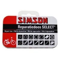 reparatiedoos Select 12,5 cm aluminium rood wit 23-delig