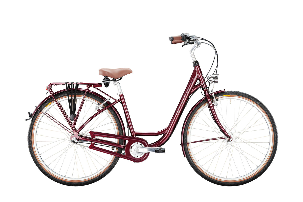 Excelsior stadsfiets swan-urban (#1) bike excels. swan-urban 28 50 3sp cb aubergine