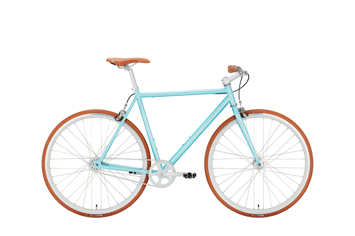 Excelsior urbanfiets gaudy (#1) bike excels. gaudy 28 52 diam. 2sp pastel turq.