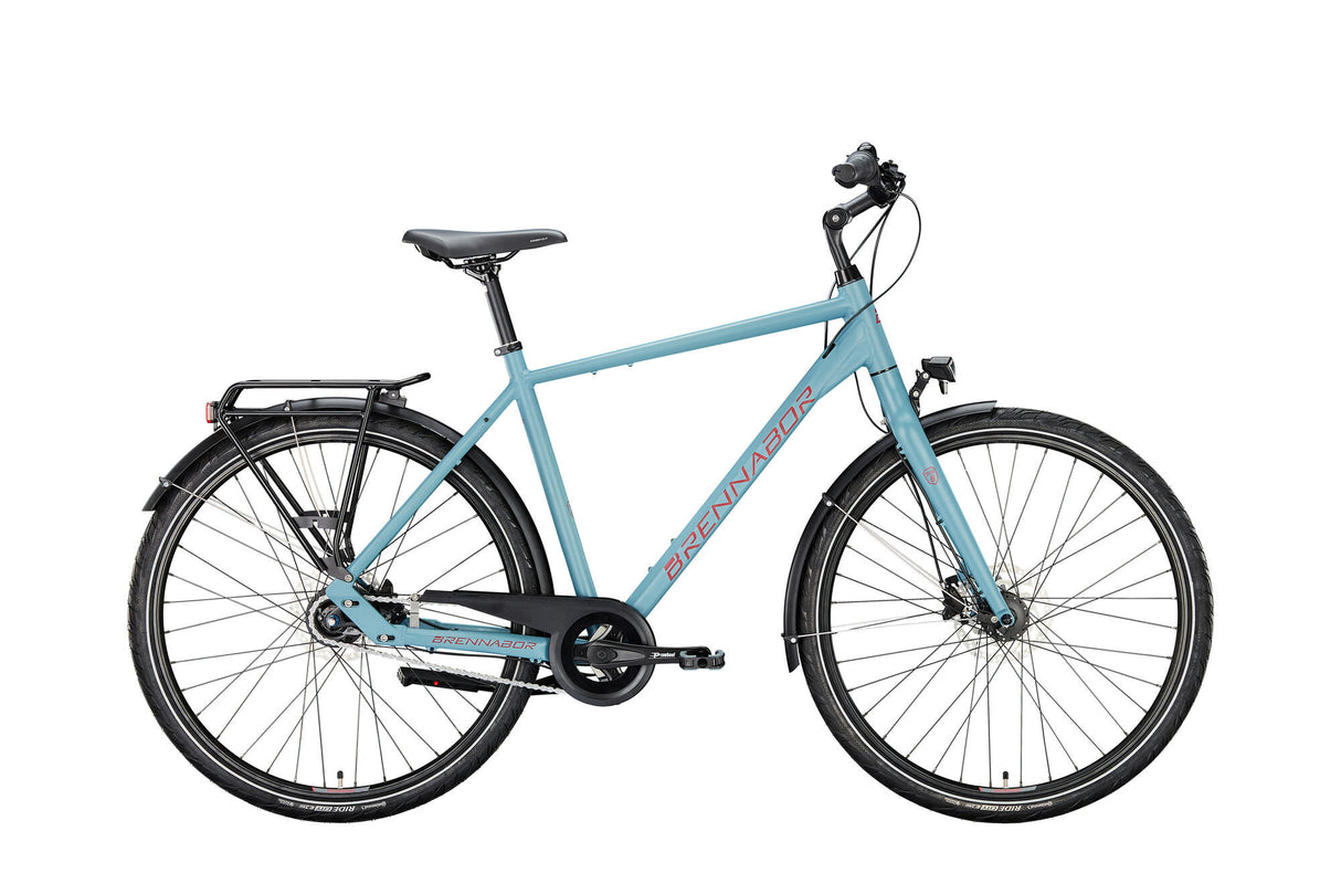 Brennabor trekkingfiets t-48 mod. 24 bike trekking t-48 28 50 he. 8sp. blue burgundy