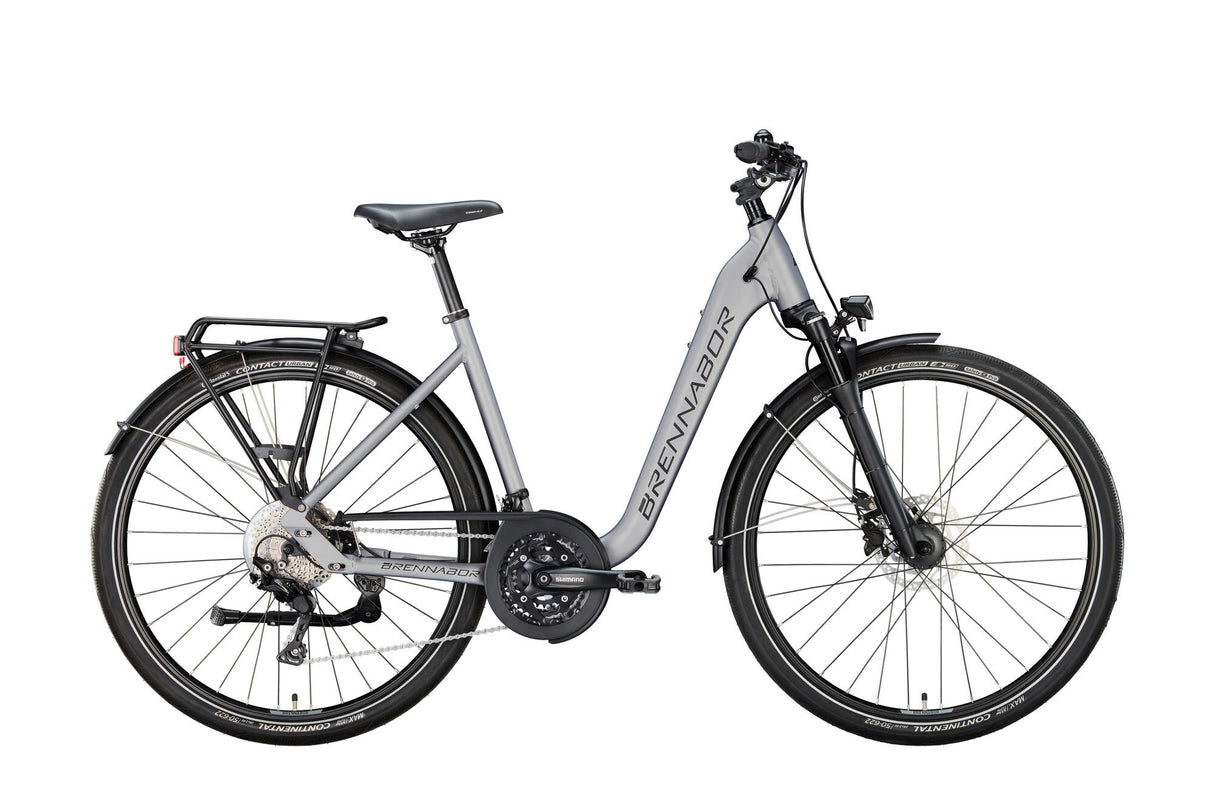 Brennabor trekkingfiets t-62 mod. 24 bike trekking t-62 28 45 wave 30sp. grey black