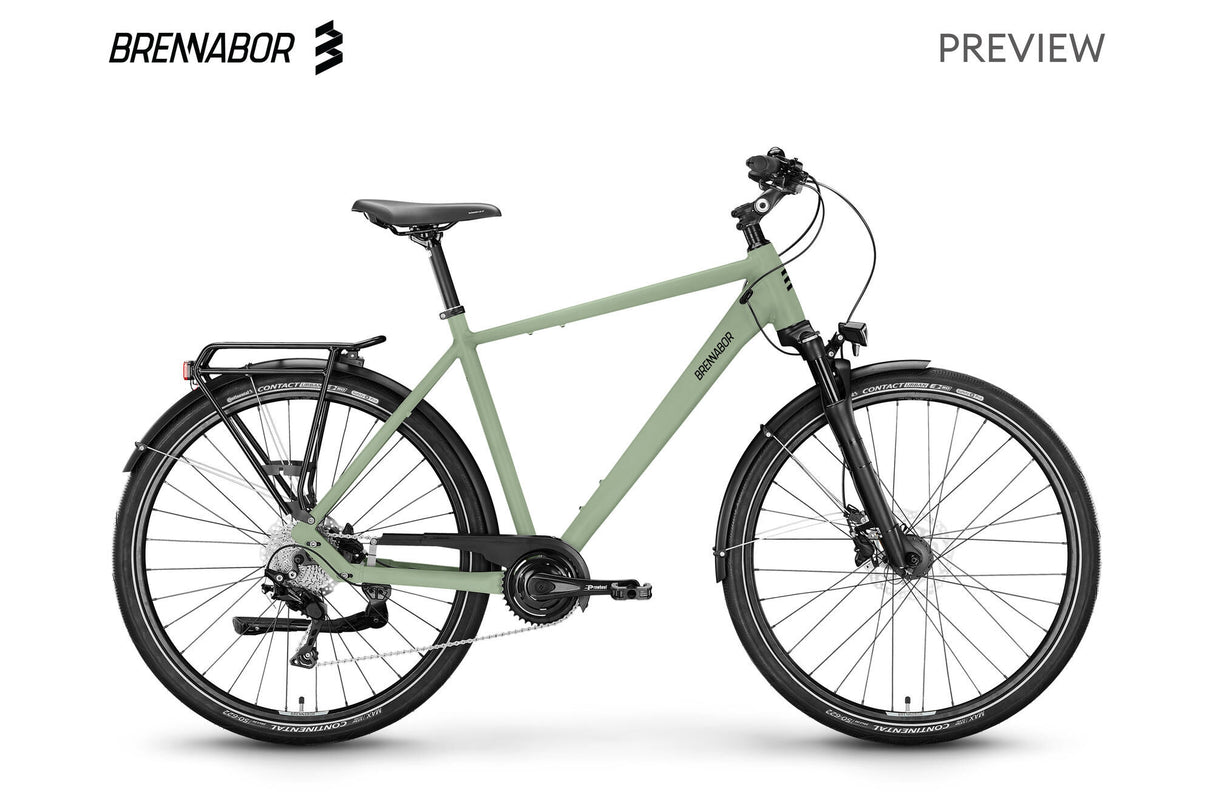 Brennabor trekkingfiets t-60 (#1) bike brennab. t-60 28 50 27sp forest green