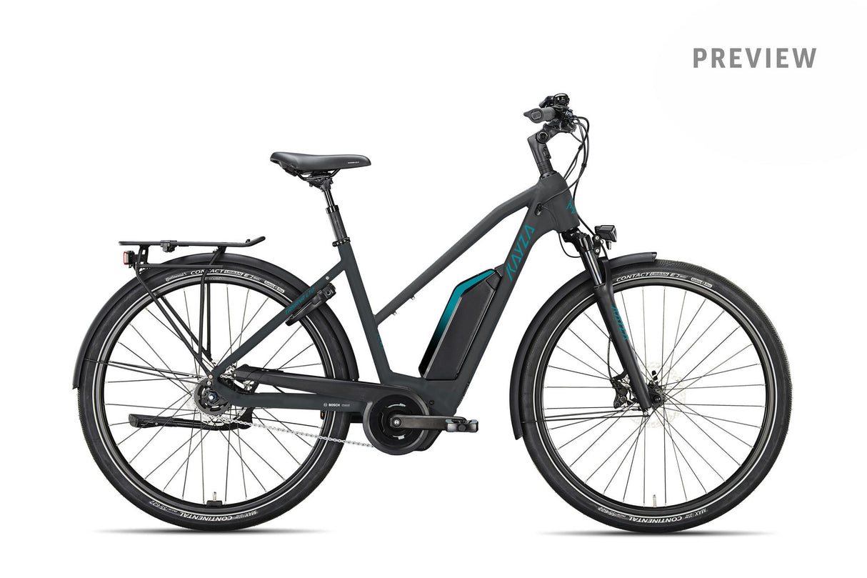Kayza elektrische trekkingfiets tanana ltd mod. 24 ebike tanana ltd 28 50 trap.5sp bl. petrol