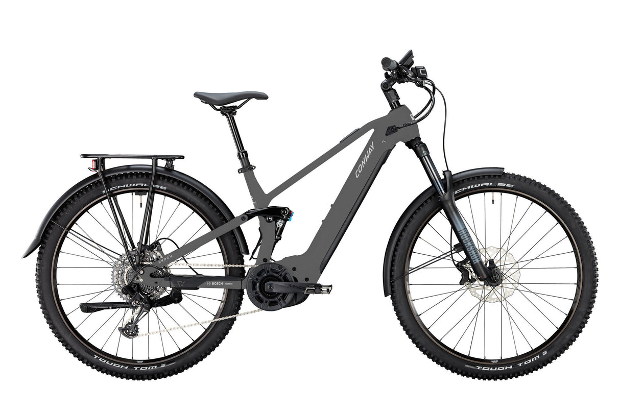 Conway elektrische suv xyron c 2.0 750 (#1) ebike conw.xyron c2.0 750 29 43 9sp full sus. grey