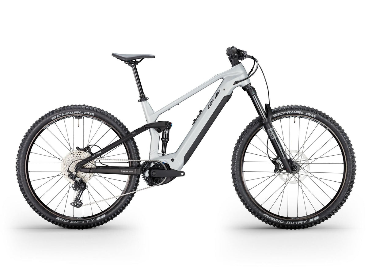 Conway elektrische mtb full-suspension xyron st 4.0 (#1) ebike conw.xyron st 4.0 29 44 12sp full sus.si bl