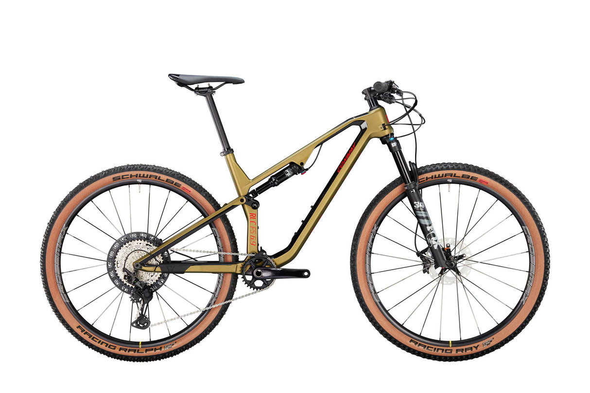 Conway mtb full-suspension rlc fs 6.9 mod. 23 bike con.rlc fs 6.9 29 51 full suspension.12sp bro. zwart