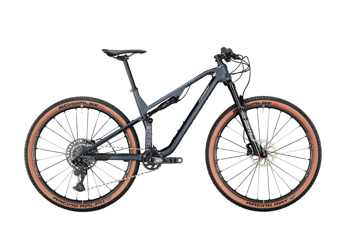Conway mtb full-suspension rlc fs 7.9 mod. 23 bike con.rlc fs 7.9 29 47 full suspension.12sp anth. black