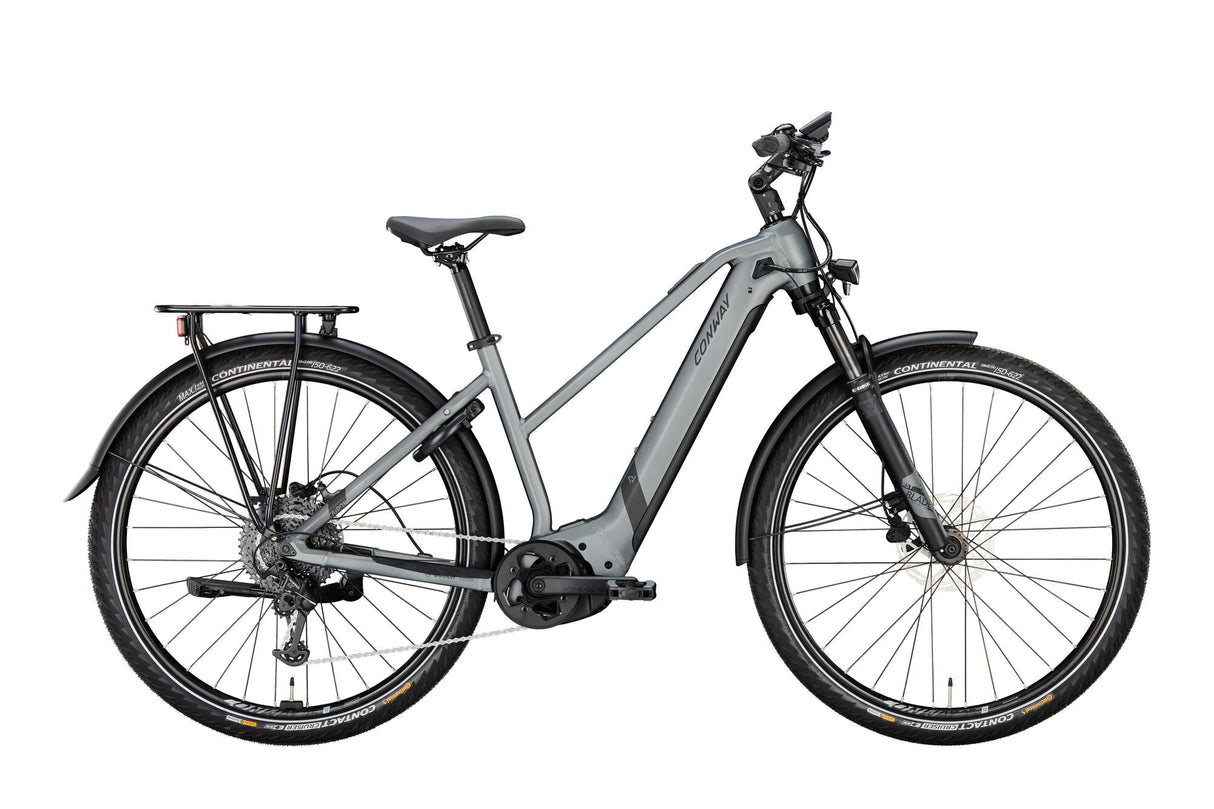 Conway elektrische trekkingfiets cairon t 3.0 750 mod. 24 ebike cairon t 3.0 750 750 28 53 trap. grey bl.