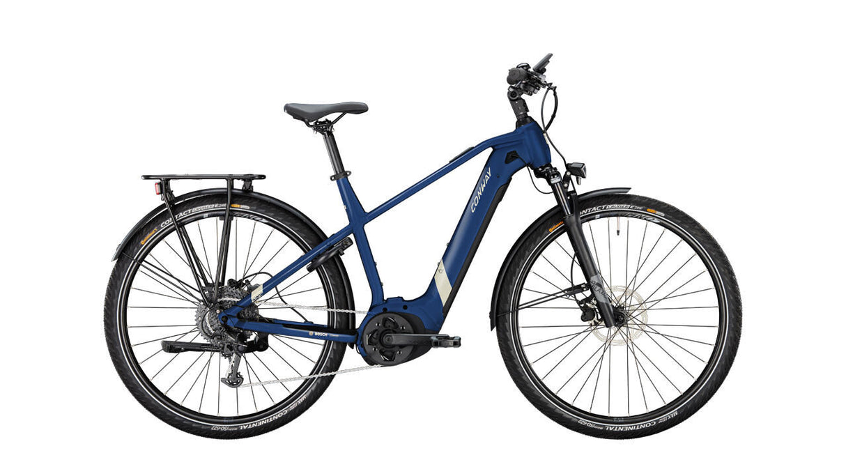 Conway elektrische trekkingfiets cairon t 2.0 625 mod. 23 ebike conw.cairon t 2.0 625 28 57 diam. blue des.