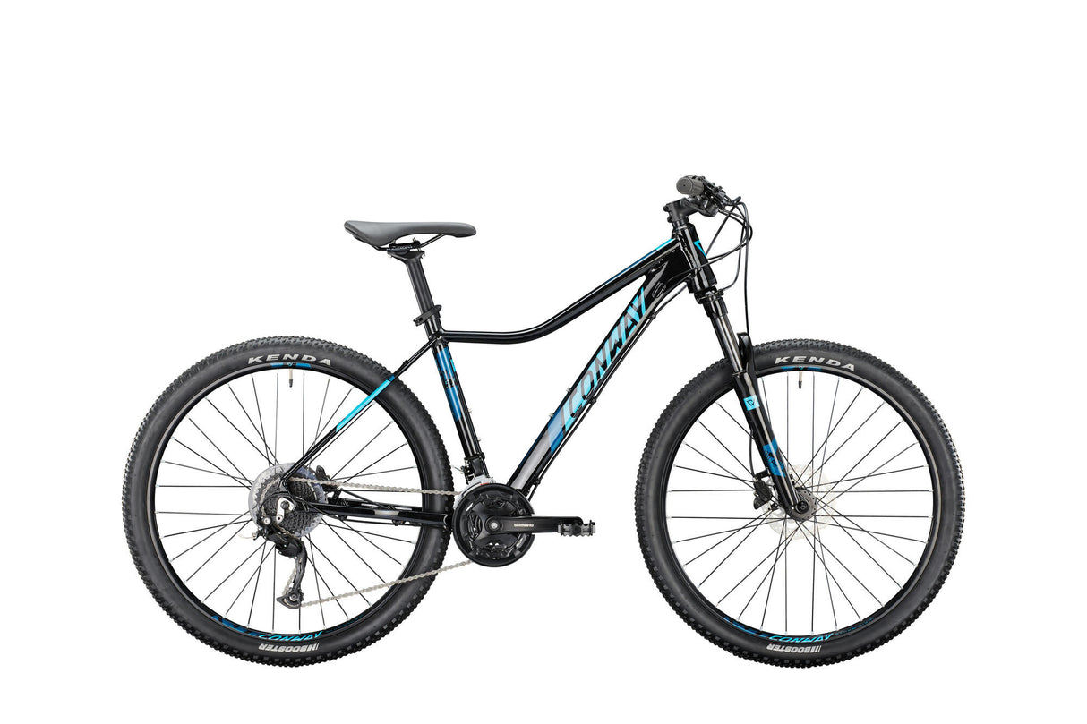 Conway mtb hardtail ml 5.7 mod. 24 bike ml 5.7 la. 27 m 27sp blk met. turq. met.
