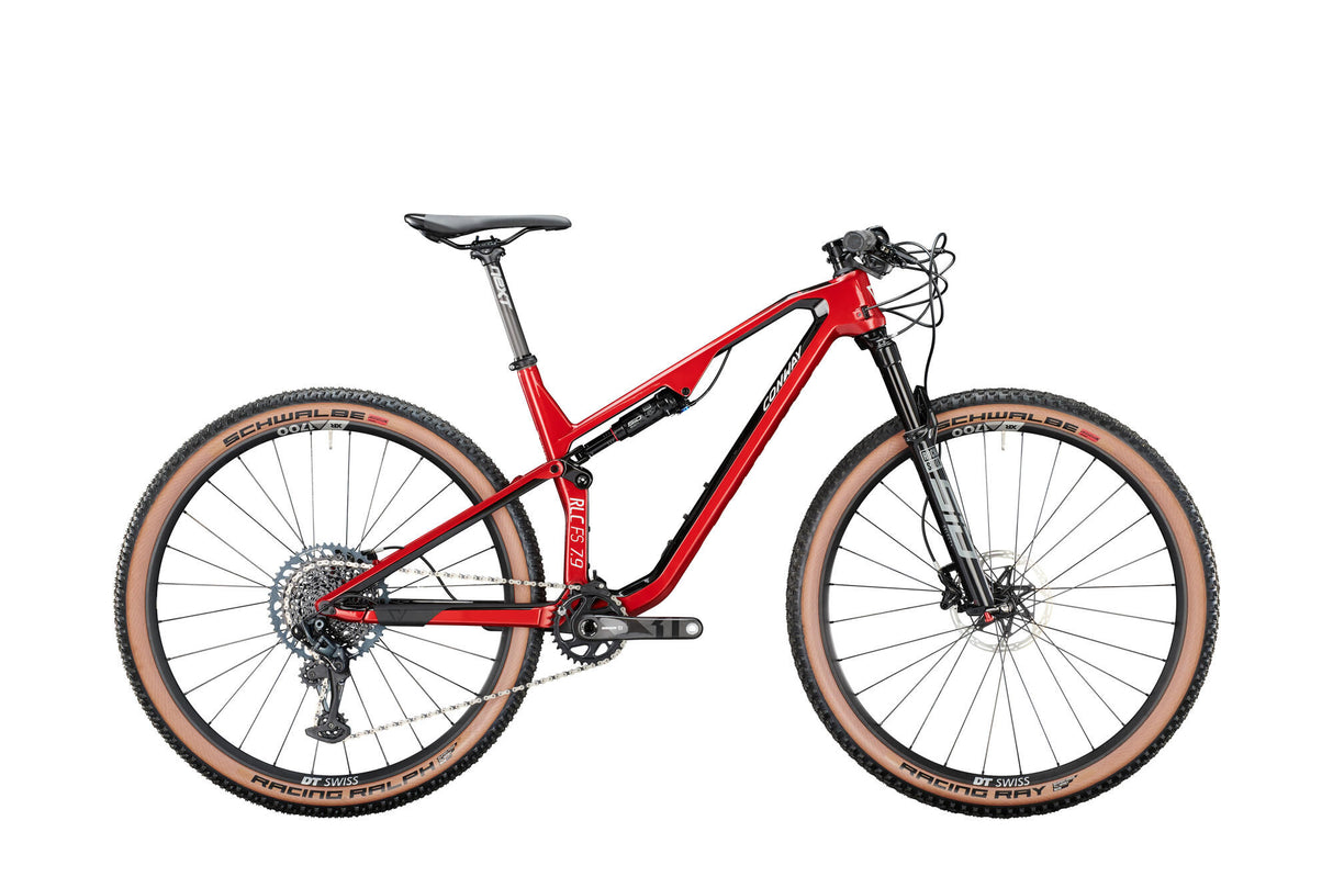 Conway mtb full-suspension rlc fs 7.9 mod. 22 bike con.rlc fs 7.9 29 43 full suspension 12sp rood wit
