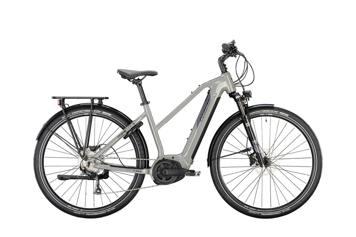 Conway elektrische trekkingfiets cairon t 2.0 625 mod. 22 ebike conw. cairon t 2.0 625 28 42 trap. 9sp grey