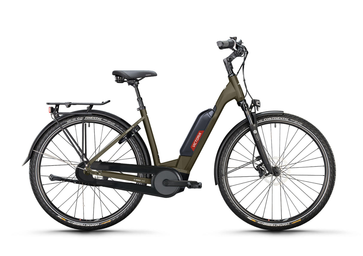 Victoria elektrische trekkingfiets "cysalo 9" (#1) ebike vict.cysalo 9 26/44 low entry 7sp grey