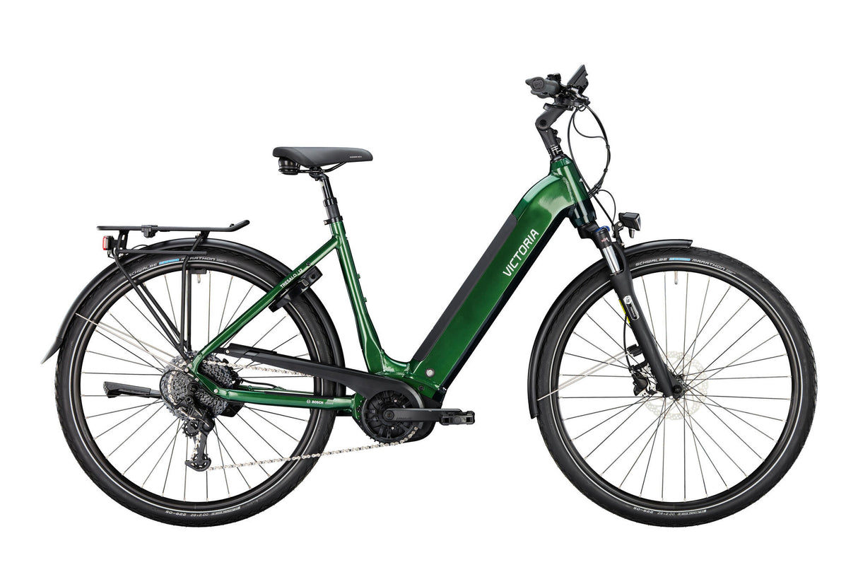 Victoria elektrische trekkingfiets "tresalo 12" (#1) ebike vict. tresalo 12 28/56 9sp wave green