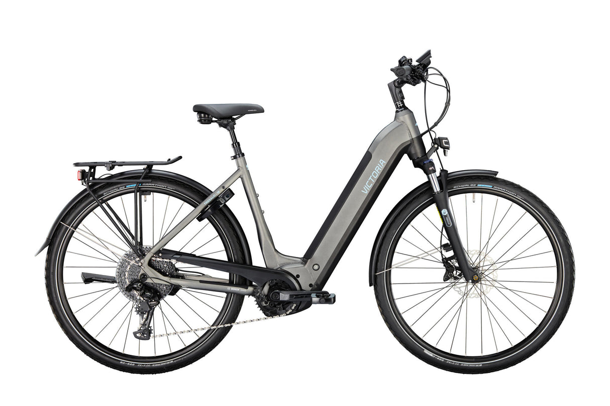 Victoria elektrische trekkingfiets "tresalo 16" (#1) ebike vict. tresalo 16 28/52 11sp wave bat black