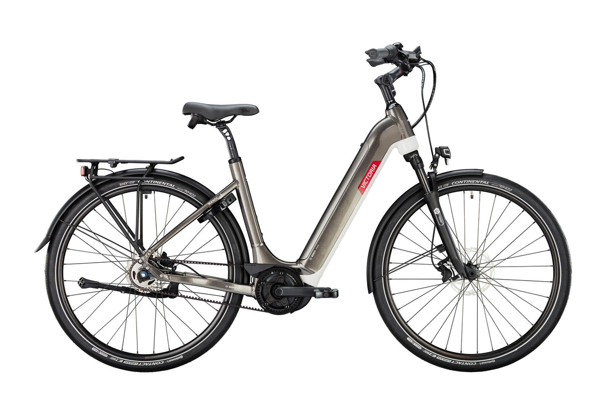 Victoria elektrische trekkingfiets "manoc 3" (#1) ebike vict. manoc 3 28/58 wave 5sp cb quarz grey