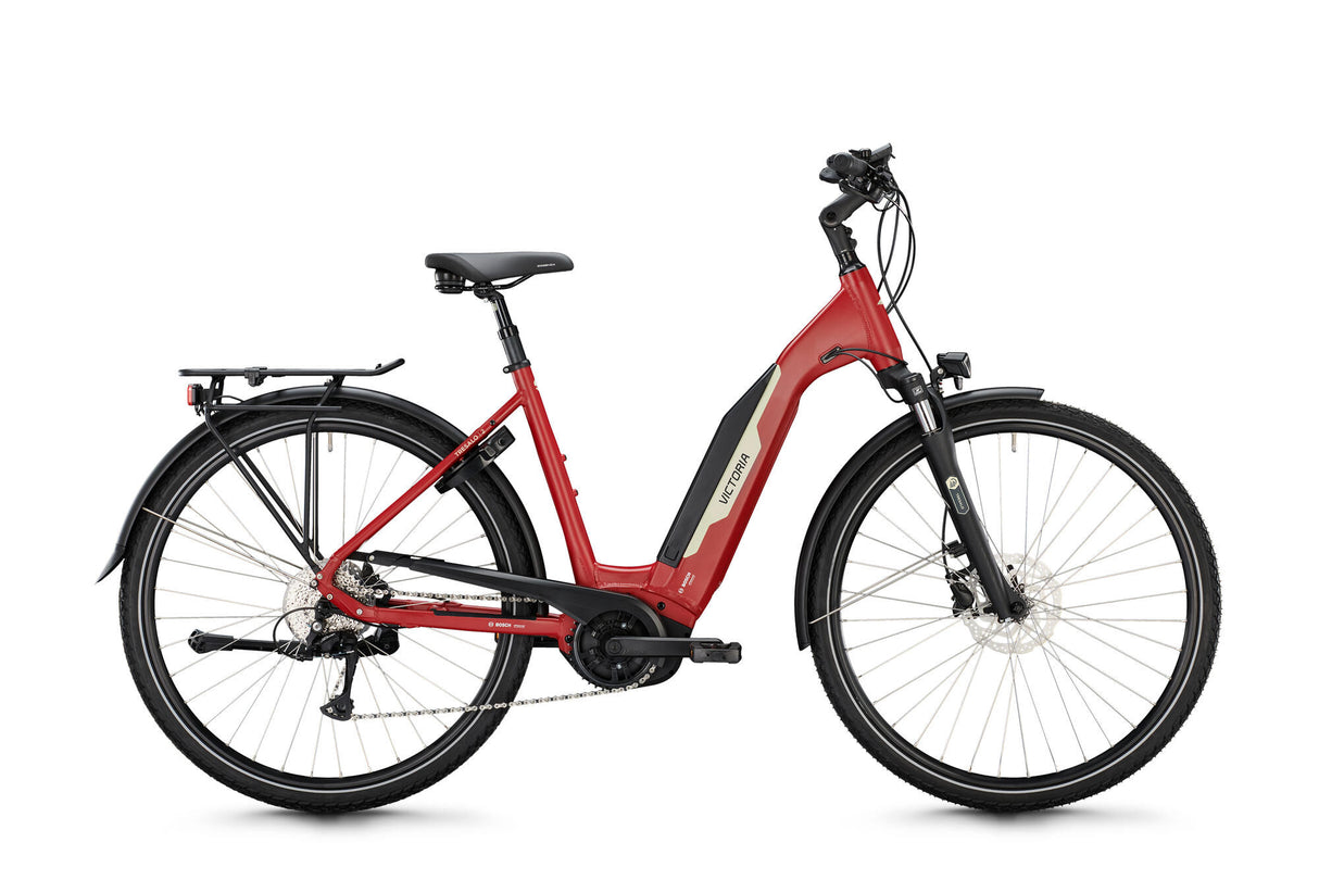 Victoria elektrische trekkingfiets "tresalo 2" (#1) ebike vict. tresalo 2 28/56 9sp wave red