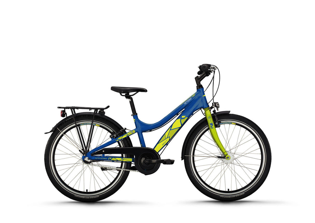 Victoria jeugdfiets eqola 5 mod. 24 fiets vict.eqola 5 24 34 diam. 7sp kermisblauw