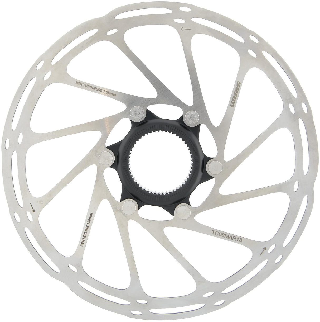 Sram remschijf centerline rotor centerline center lock 180mm