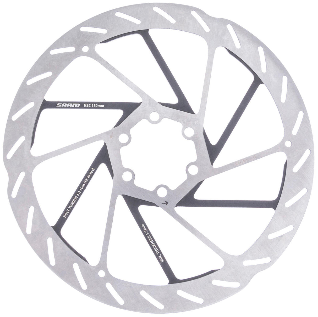 Sram remschijf hs2 disc brake hs2 6h 180mm