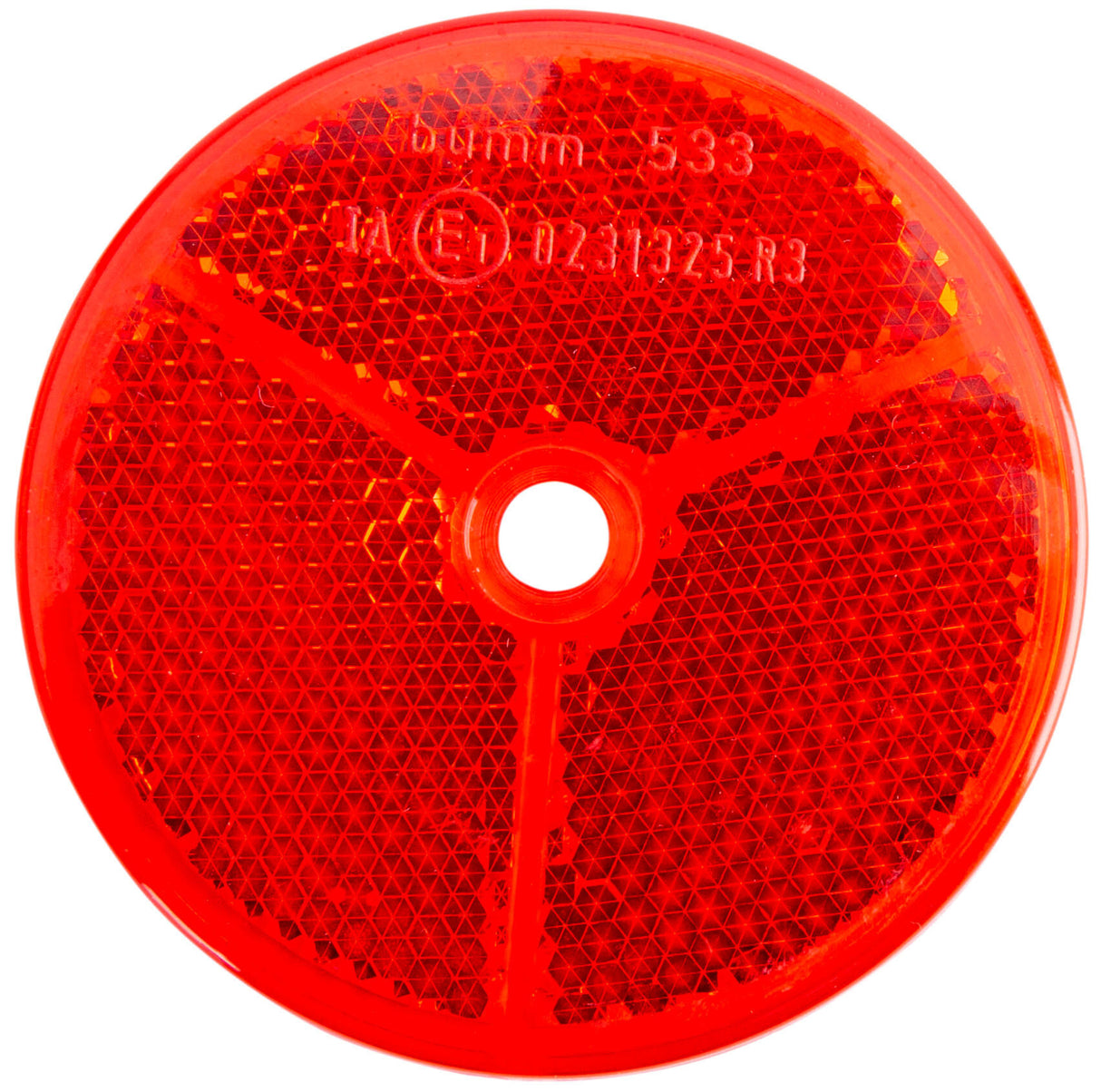 Busch + müller busch müller reflector b m rear reflector plastic 61mm,red