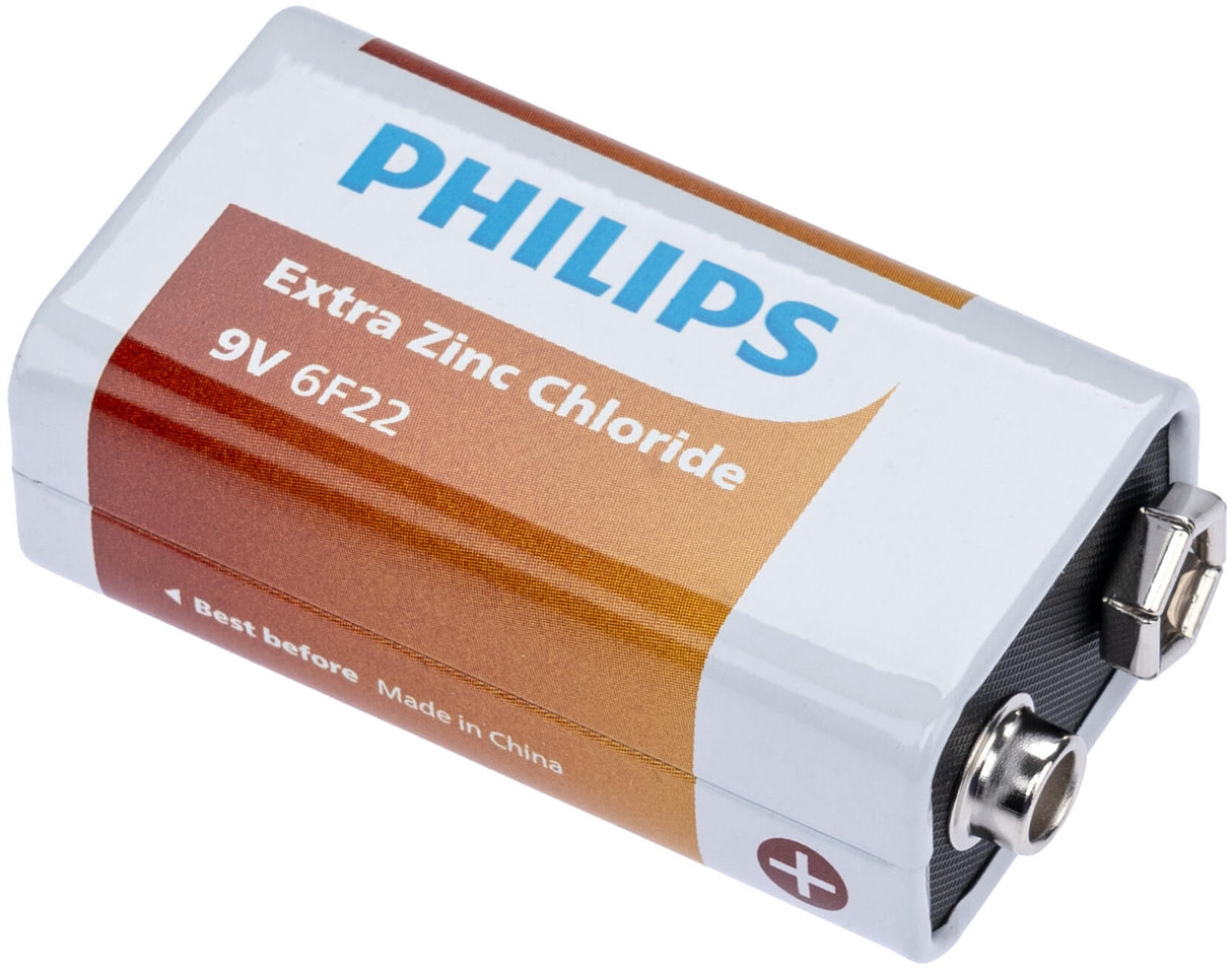 Philips batterij longlife battery longlife 6f22 e-block 1 in blister
