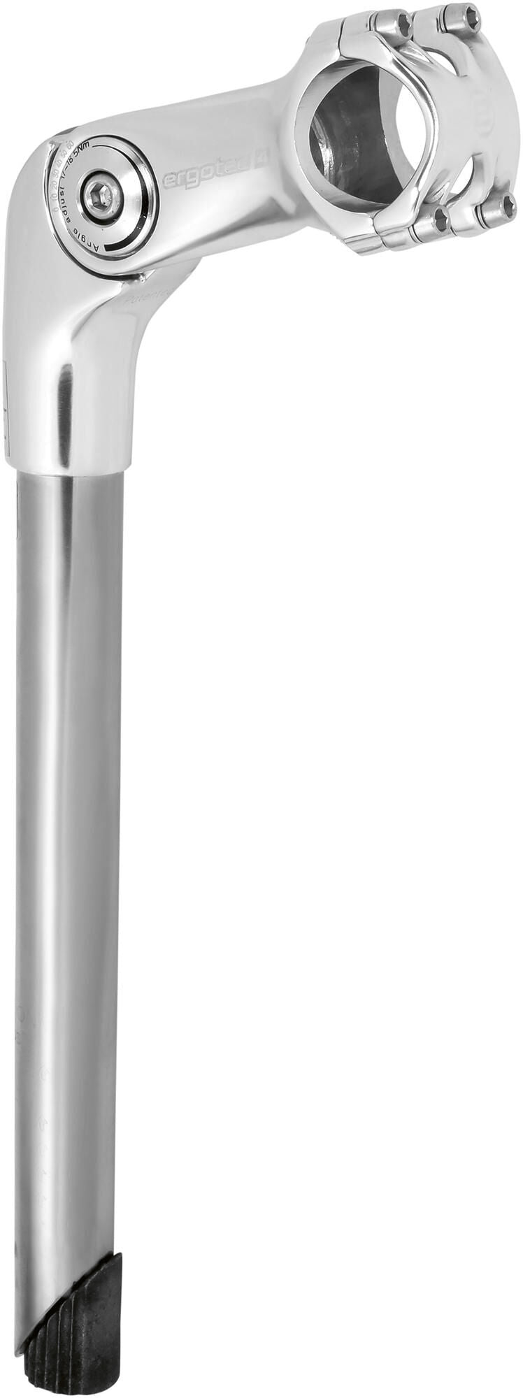 Ergotec stuurpen octopus 2 tube stem octopus 2 tube 25,4 110 230mm sil.