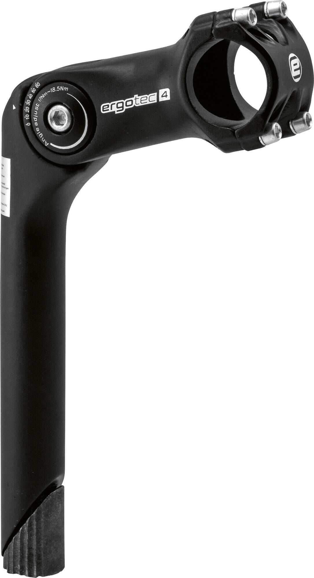 Ergotec stuurpen octopus 2 stem ergotec octopus 2 tube 90 180mm black