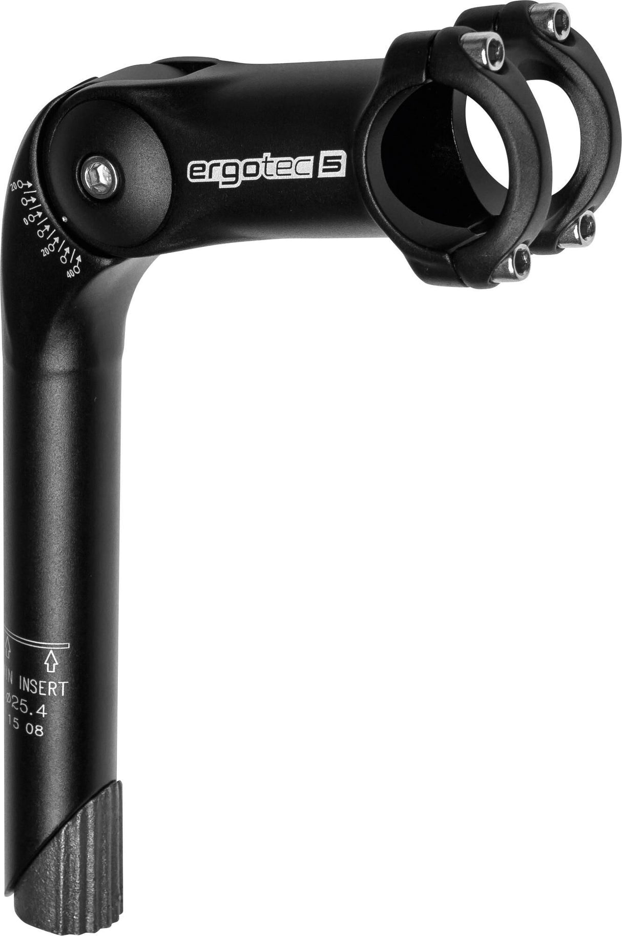 Ergotec stuurpen "octopus xl" stem ergotec octopus xl alu level 5 black