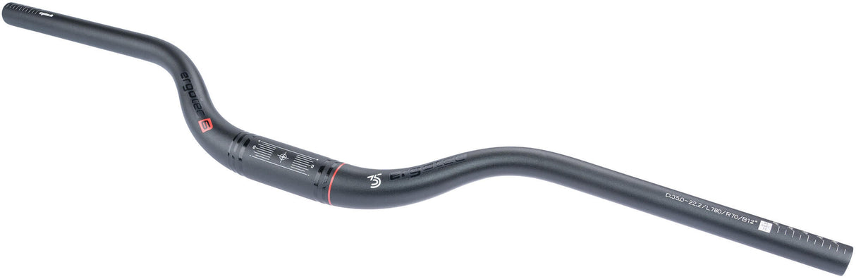 Ergotec stuur riser bar 30-50-70 bar riser bar 30-50-70 220mm 70mm