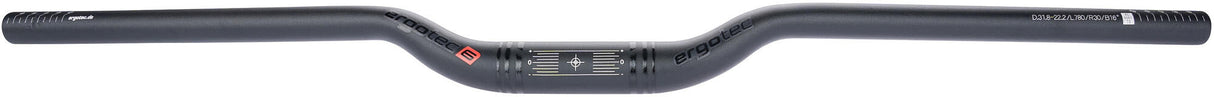 Ergotec Stuur Bar 30 Comfort ø31.8mm 30mm rise zwart gezandstraald