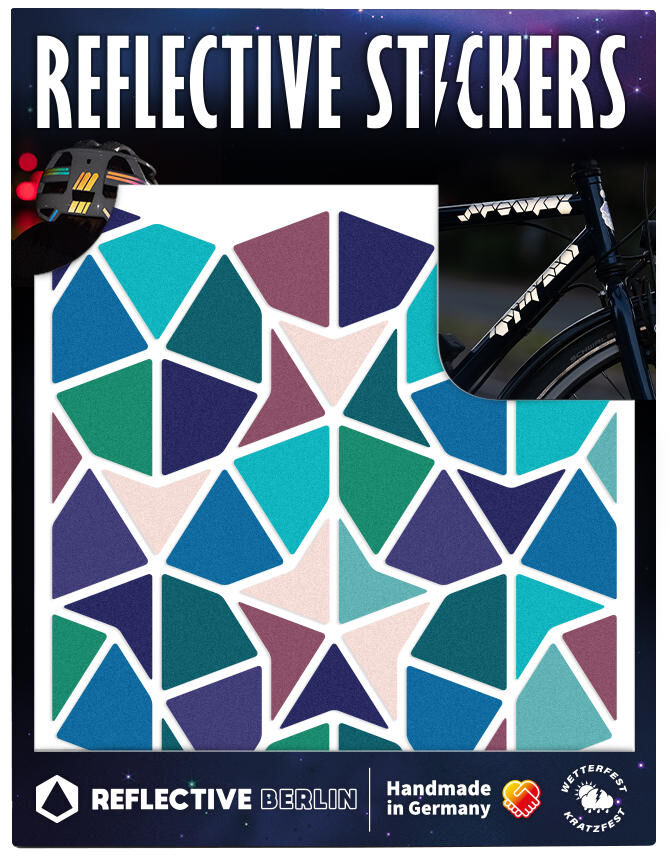 Reflective berlin reflex-stickers shapes refl.sticker ref.berlin shapes kites darts har.